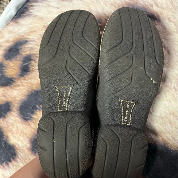 BareTraps Brown Leather Slide On Clogs Women's Size 9 Easy On & Off Slip On - Picture 9 of 9